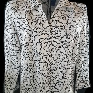 J H Collectibles Women's Size S Black White